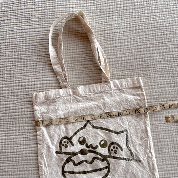 Cotton Cat Print Tote - Picture 2 of 4